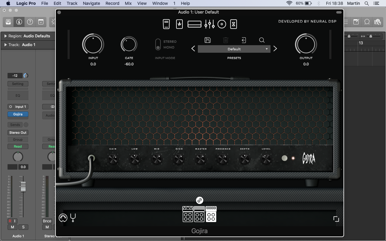 Neural DSP Archetype: Gojira Amp Sim